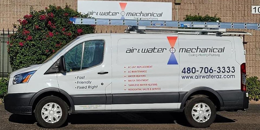 Air & Water Mechanical service van